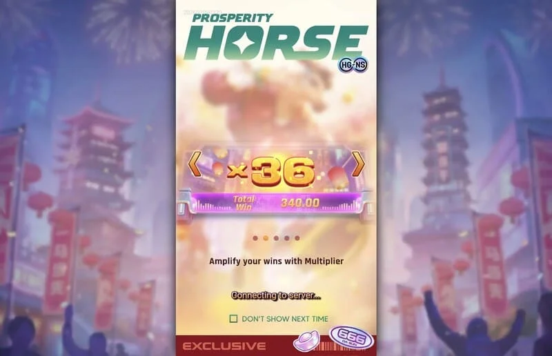 Prosperity Horse - progressiv multiplikator i bonusfunktionen